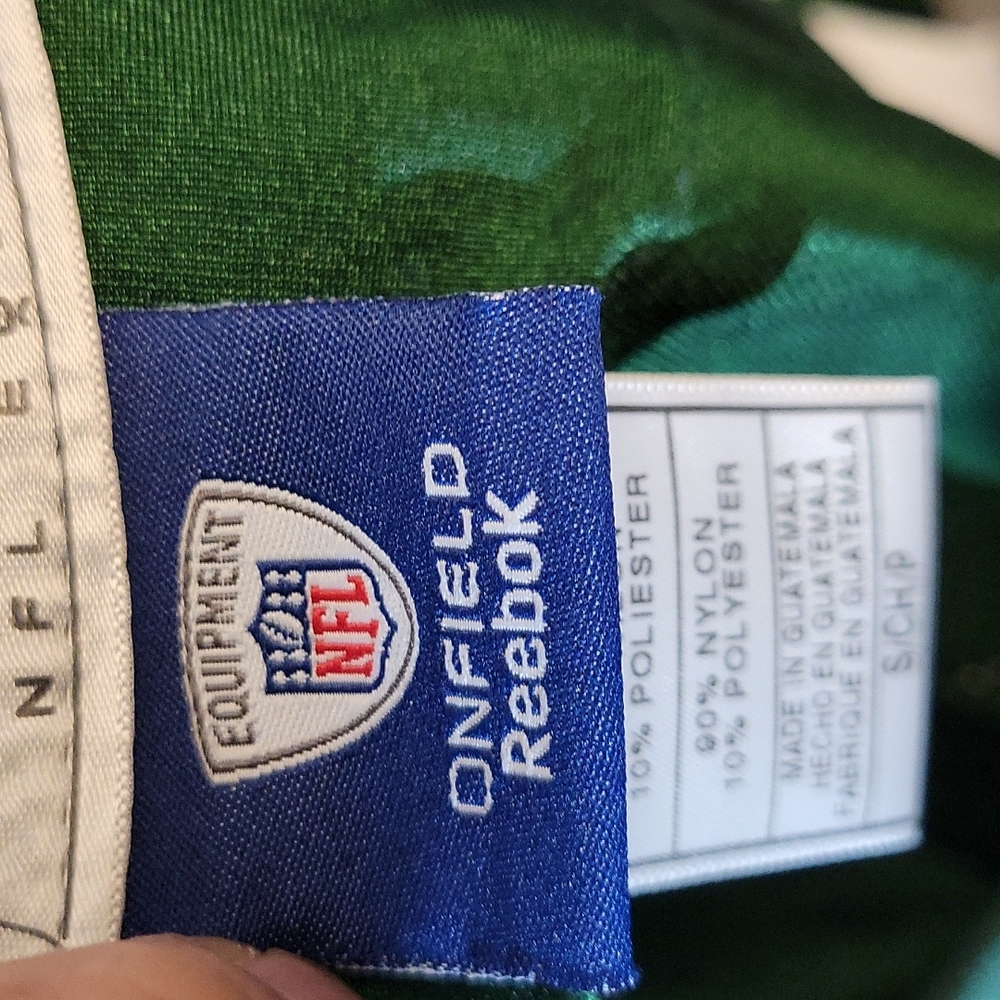 REEBOK Small Sanchez 6 Green Jets Jersey - Picture 14 of 14
